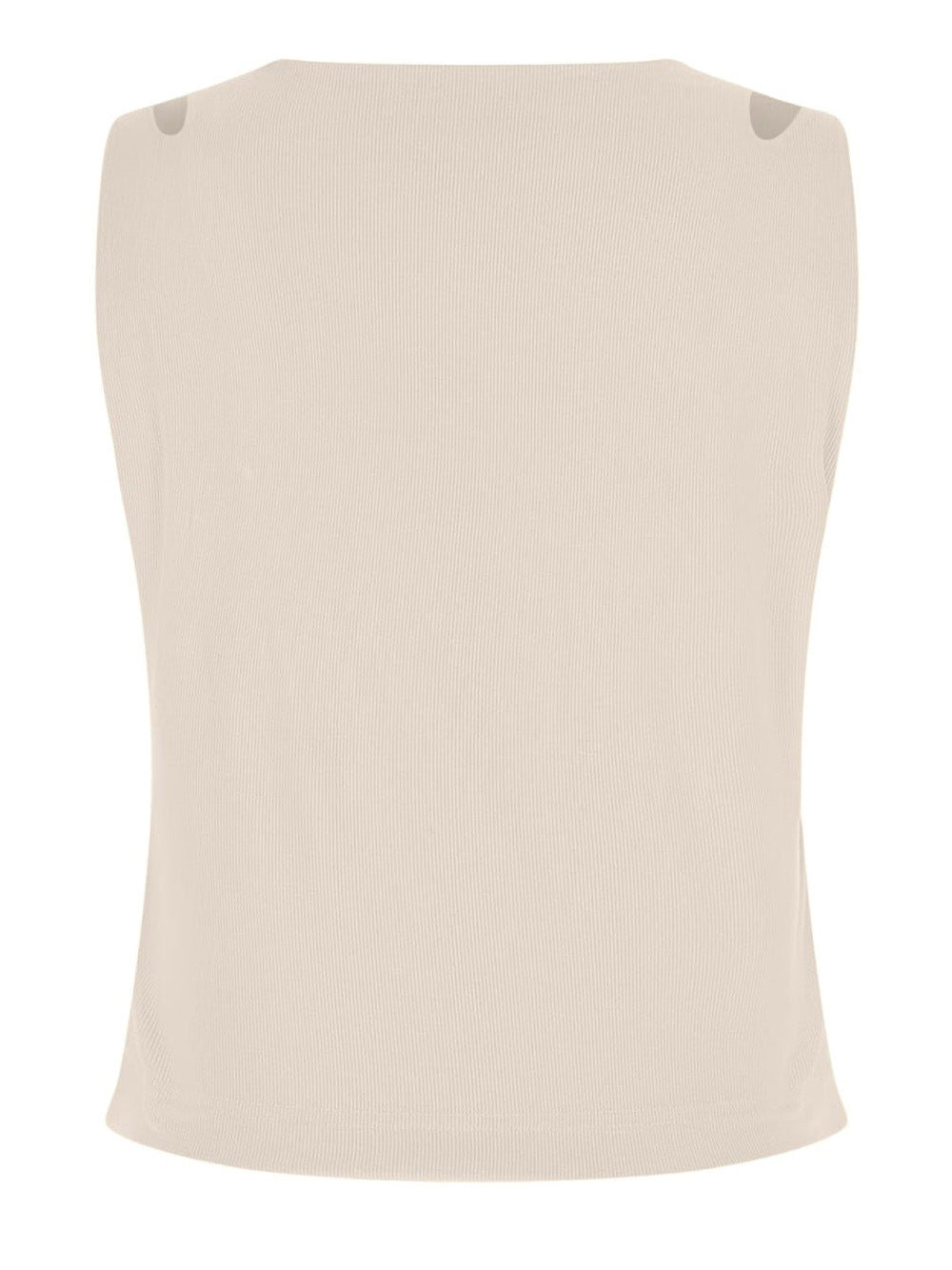 Top Guess Zama Cut Out Neck da Donna - Beige