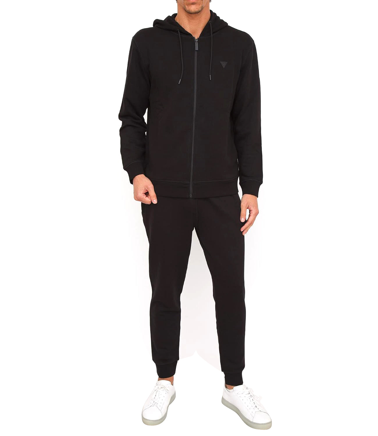 Guess Felpa Zip Uomo Mod. Z2YQ28 KAIJ1 JBLK Black Nero