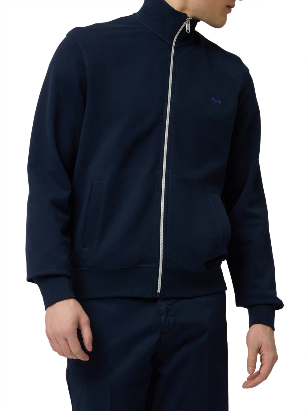 Felpa Zip Harmont & Blaine da Uomo - Blu