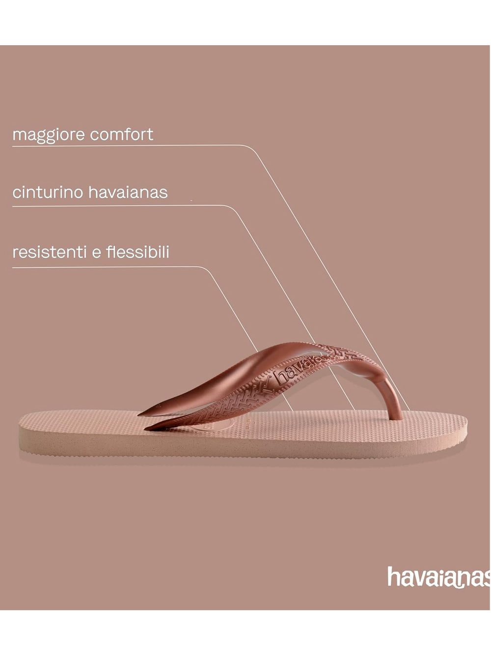 Havaianas Ciabatta Donna Mod. TOP TIRAS BALLET 4137428 0076 Rosa