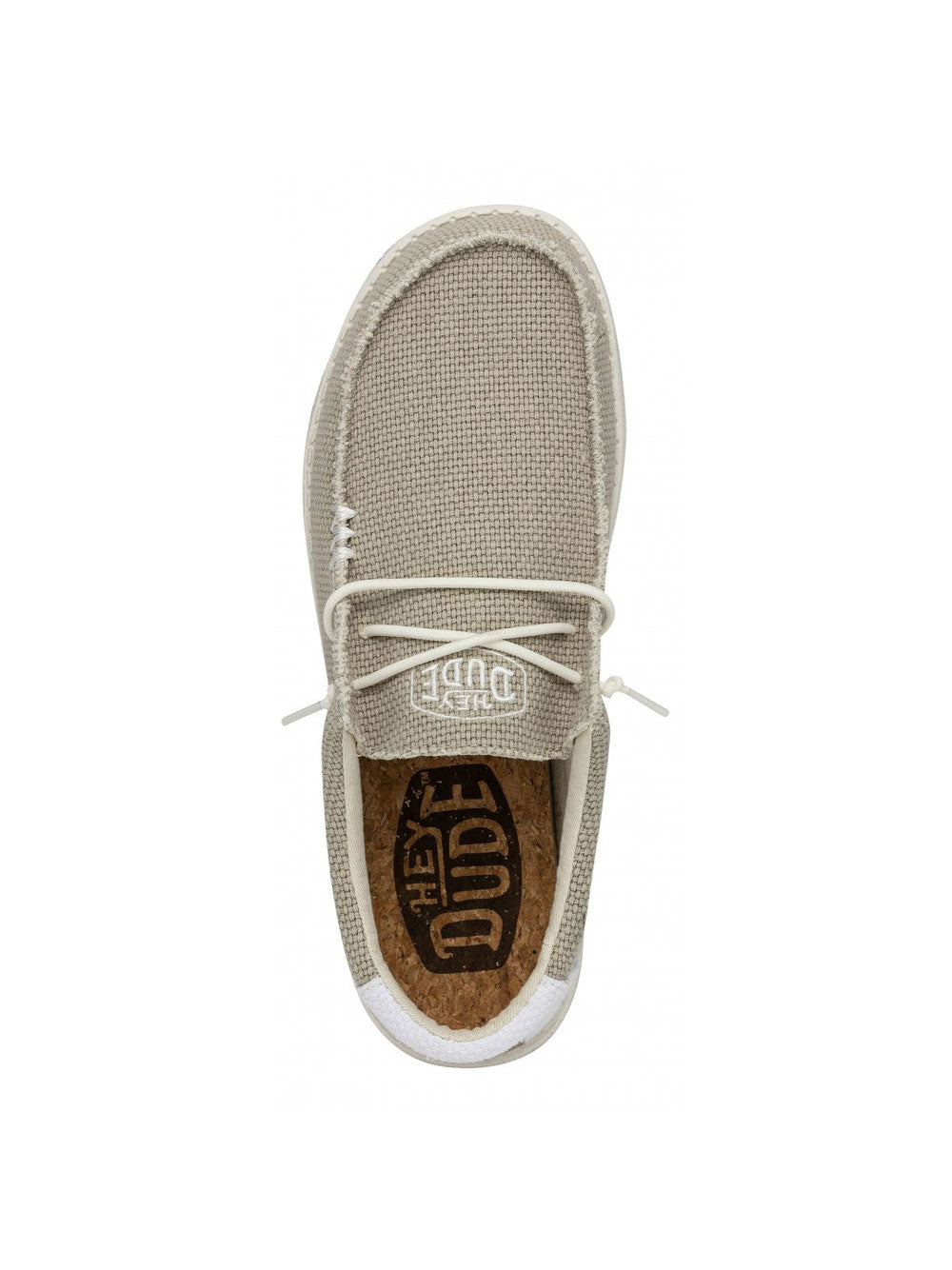 Slip On Hey Dude Wally Braided da Uomo - Avorio