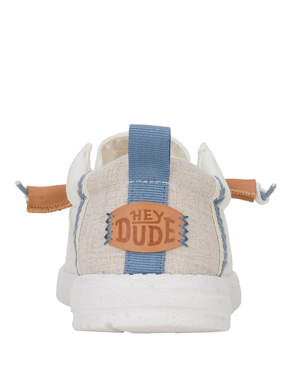 Slip On Hey Dude Wally Summer Linen da Uomo - Bianco