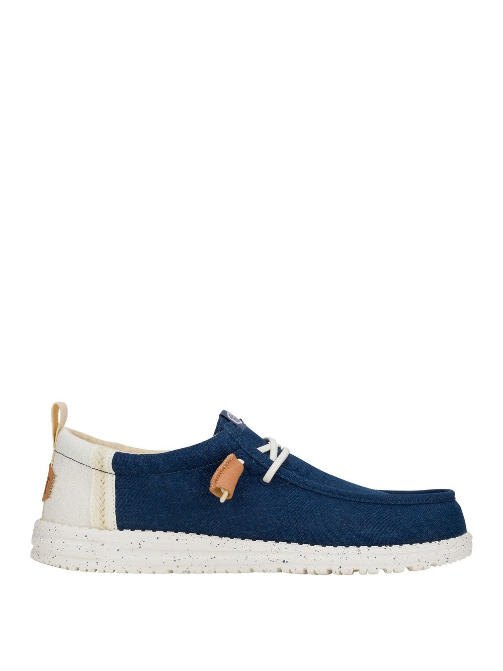 Slip On Hey Dude Wally Summer Linen da Uomo - Blu
