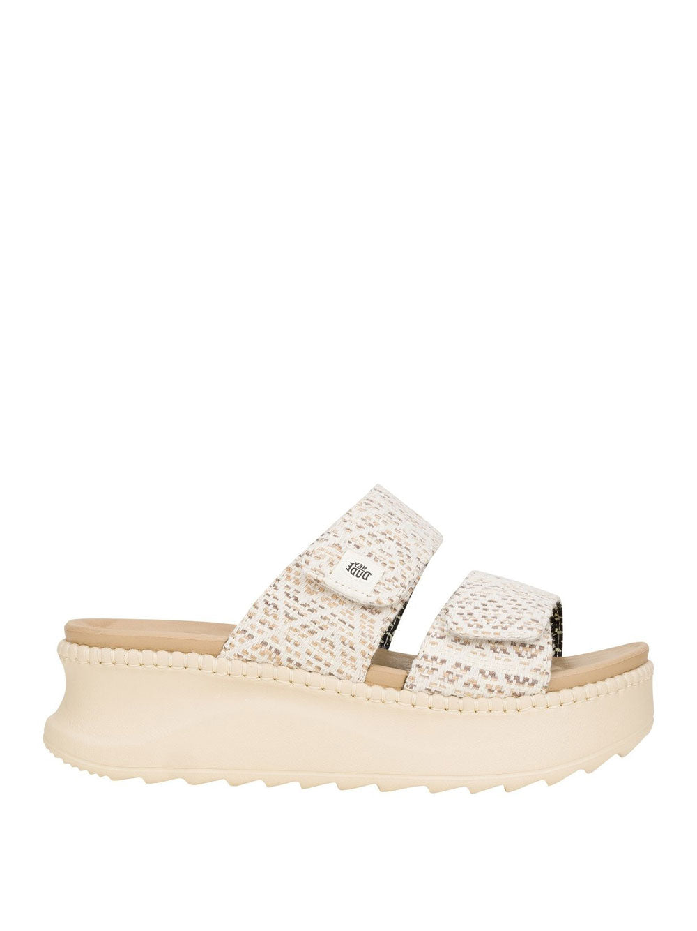 Sandalo Basso Hey Dude Delray Slide Surf Baja da Donna - Avorio