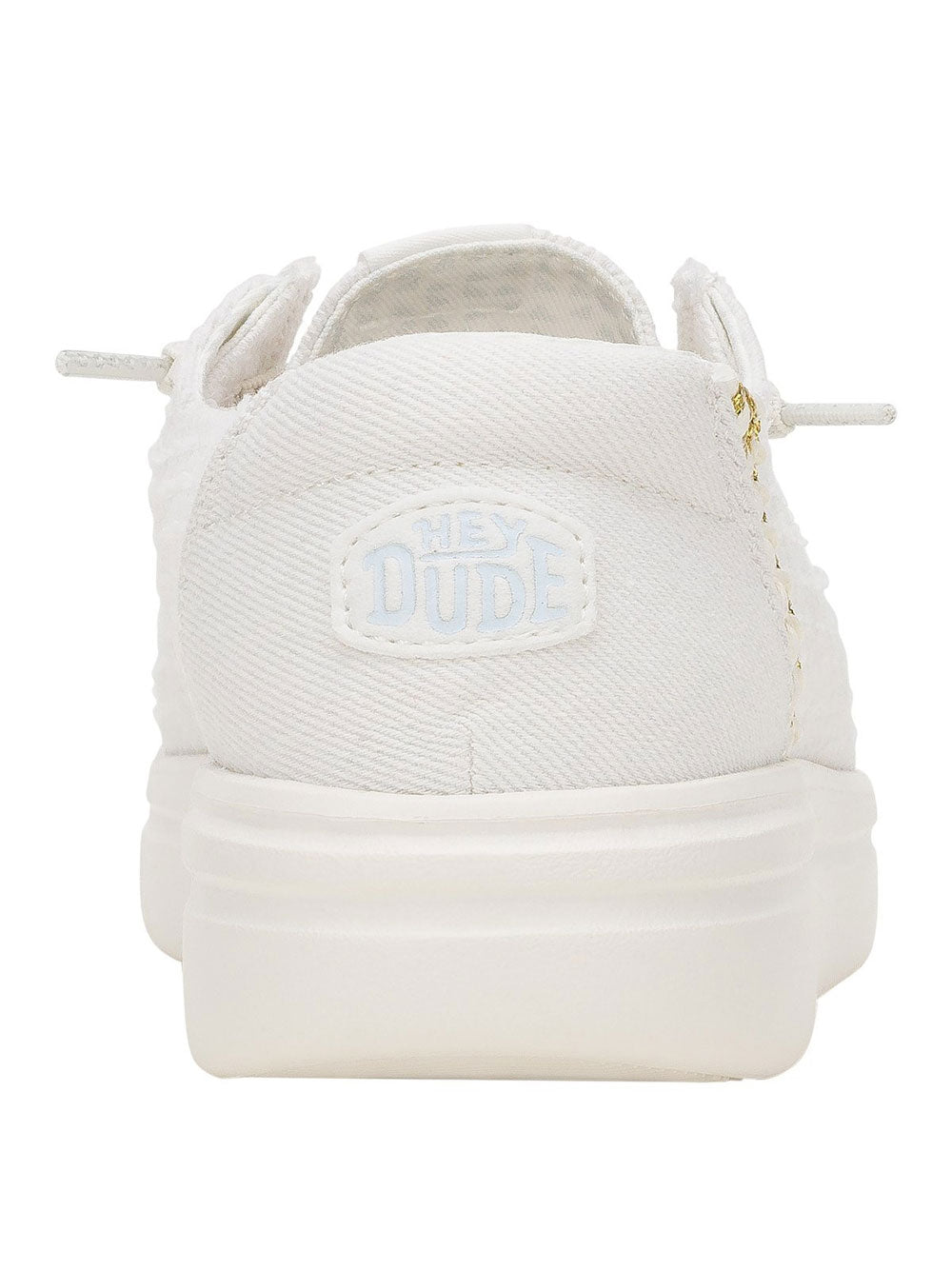 Slip On Hey Dude Wendy Rise Perf Canvas da Donna - Bianco
