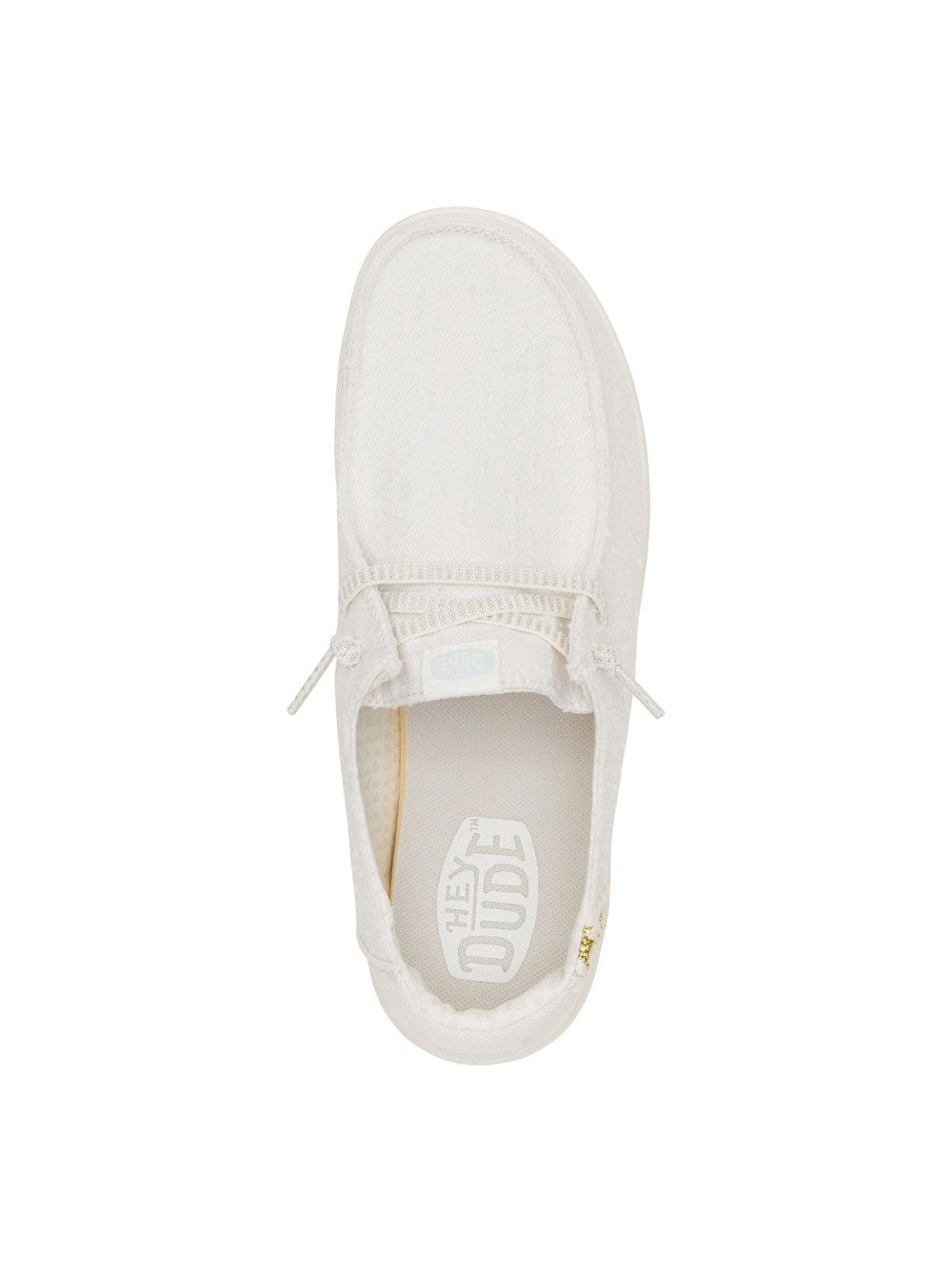 Slip On Hey Dude Wendy Rise Perf Canvas da Donna - Bianco