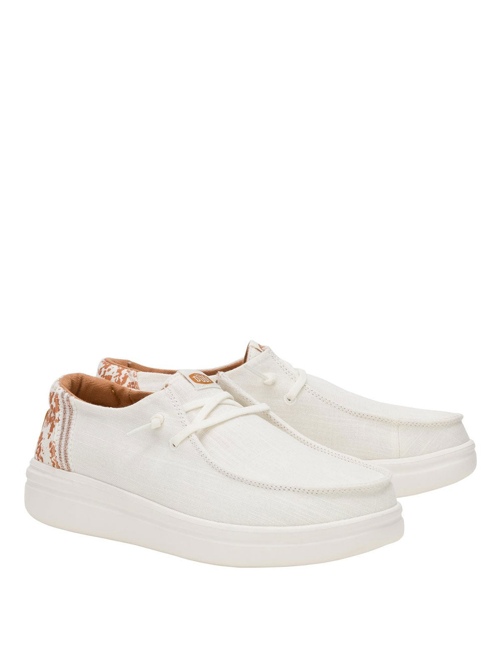 Slip On Hey Dude Wendy Rise Animal da Donna - Bianco