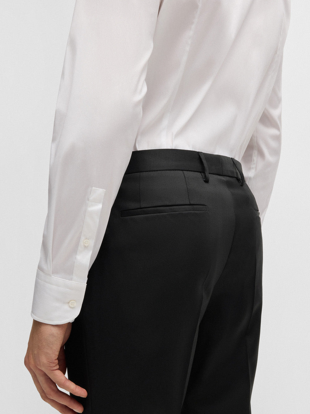 Pantalone Chino Hugo Boss Wenten da Uomo - Nero