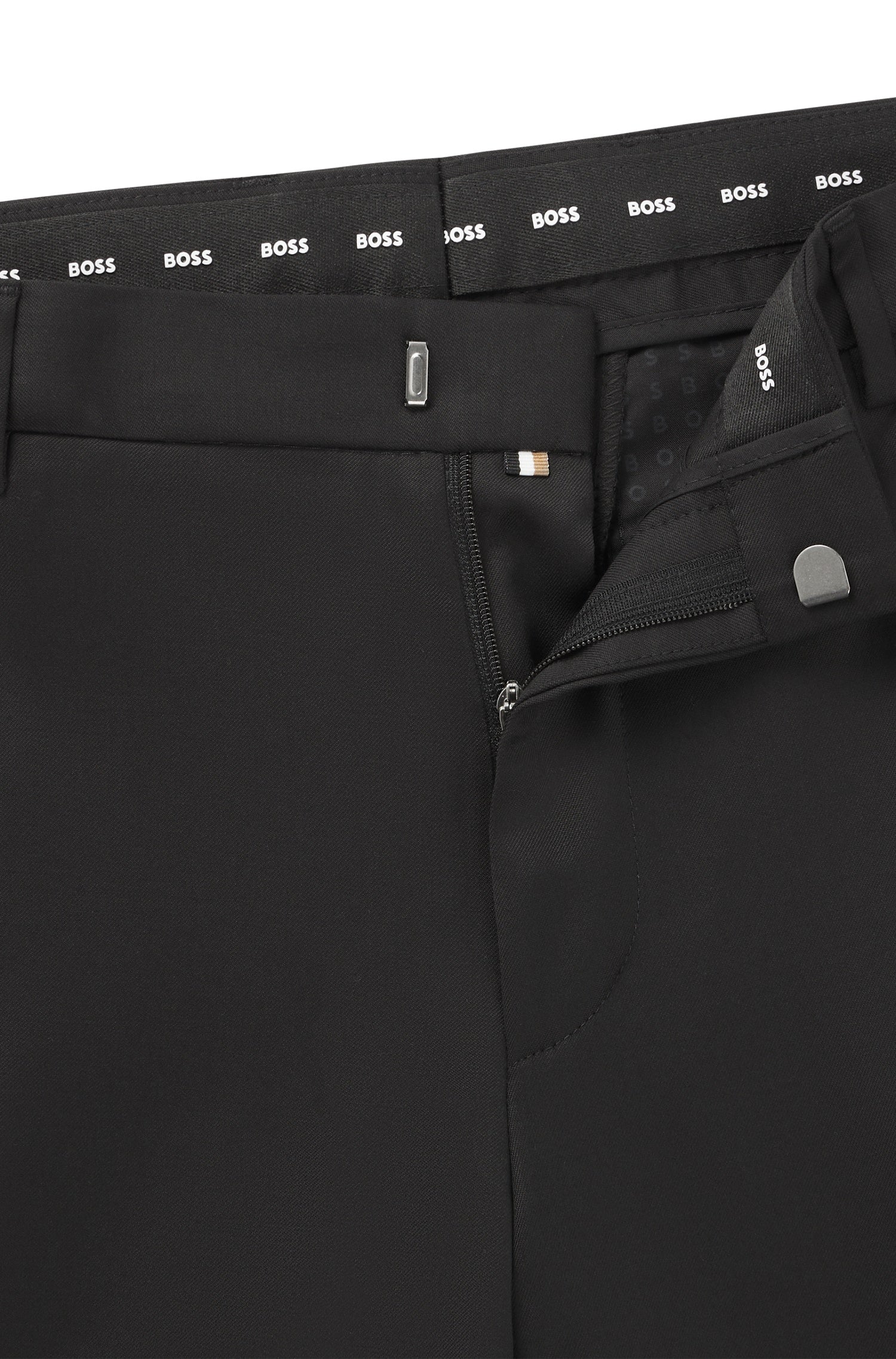 Pantalone Chino Hugo Boss Wenten da Uomo - Nero