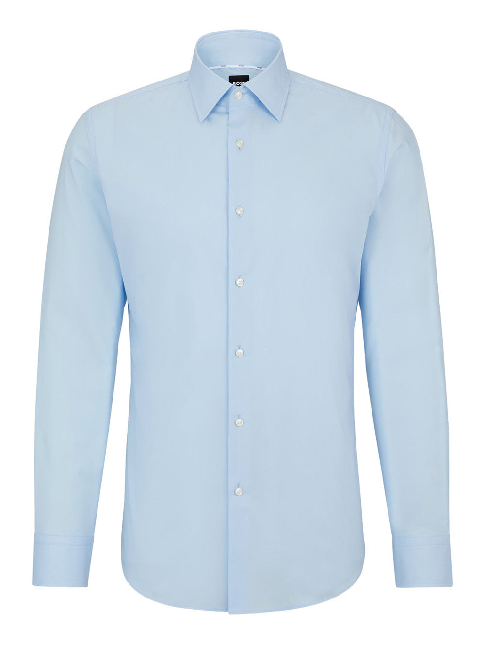 Camicia Classica Hugo Boss Hank da Uomo - Celeste