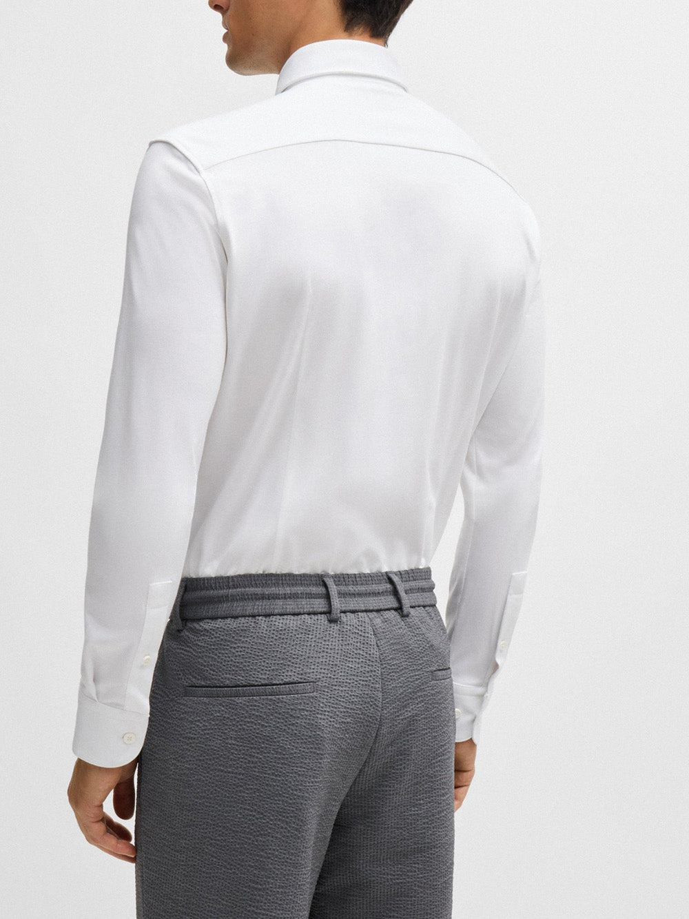 Camicia Classica Hugo Boss Hank S da Uomo - Bianco