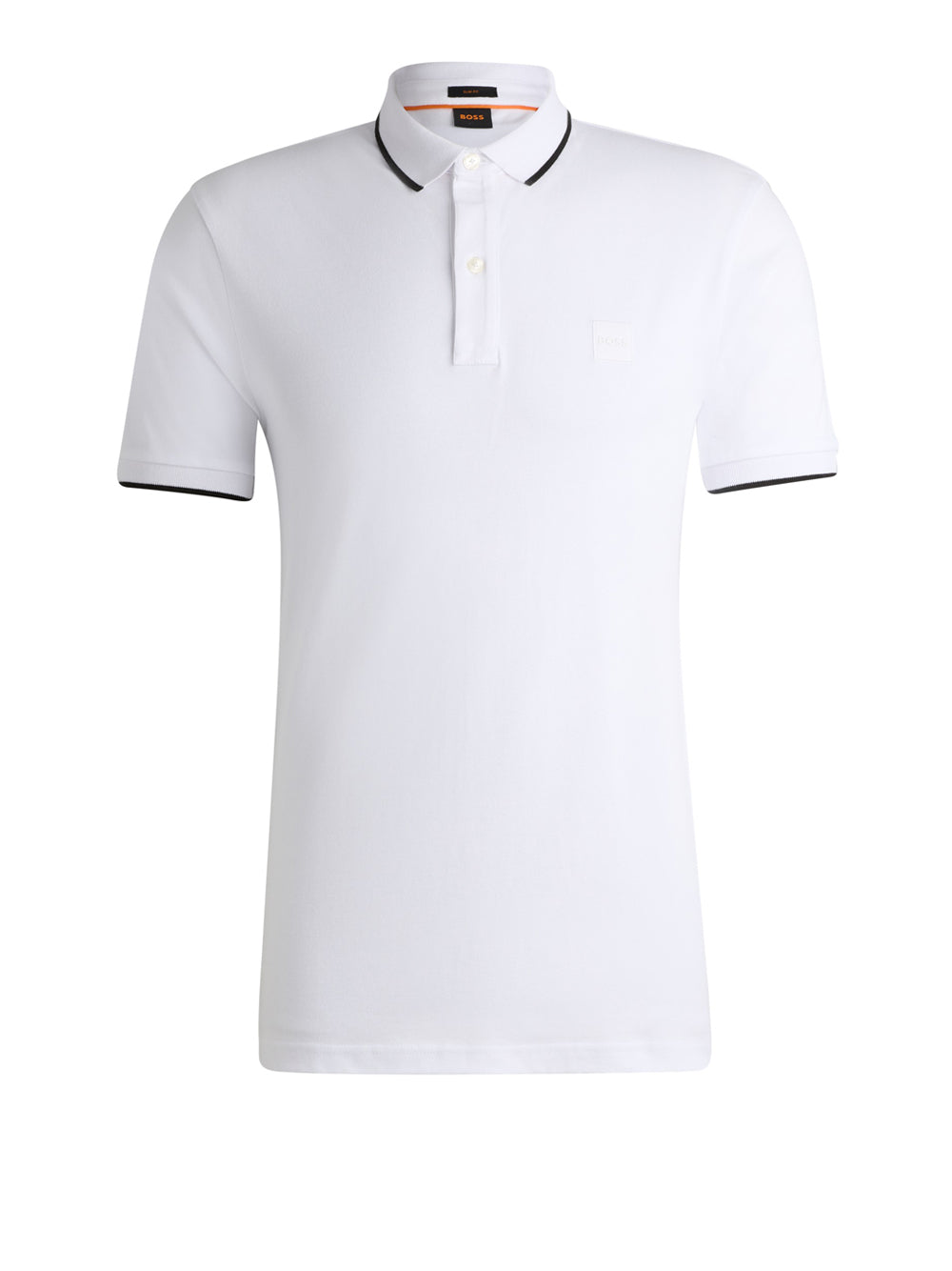 Polo Hugo Boss Passertip da Uomo - Bianco