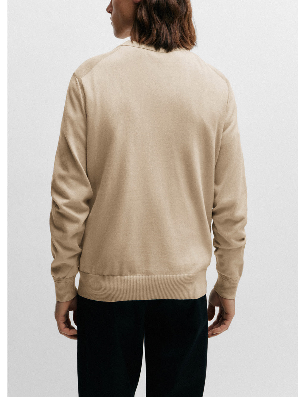 Pullover Hugo Boss Asac da Uomo - Beige