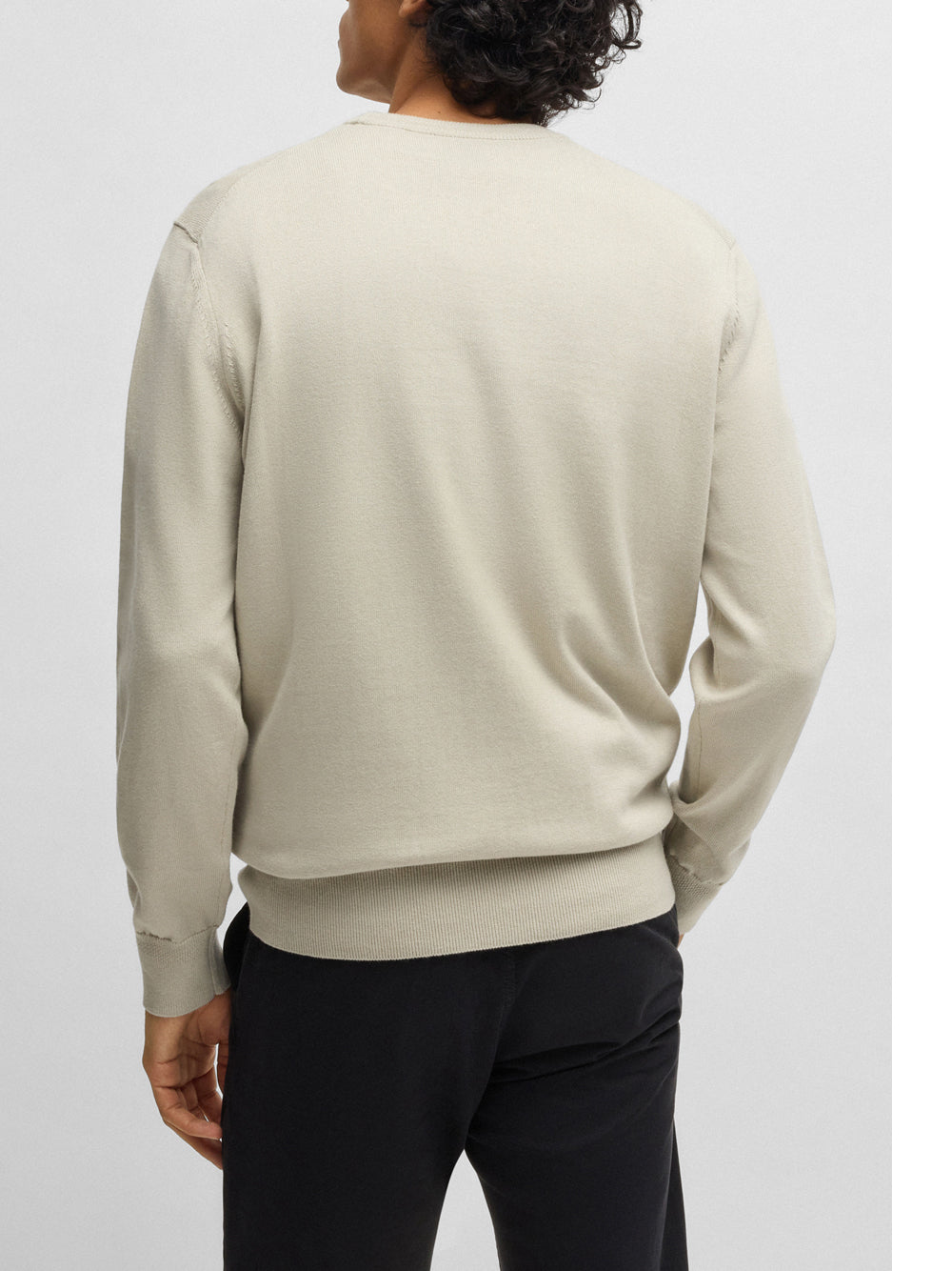 Pullover Hugo Boss Kanovano da Uomo - Beige