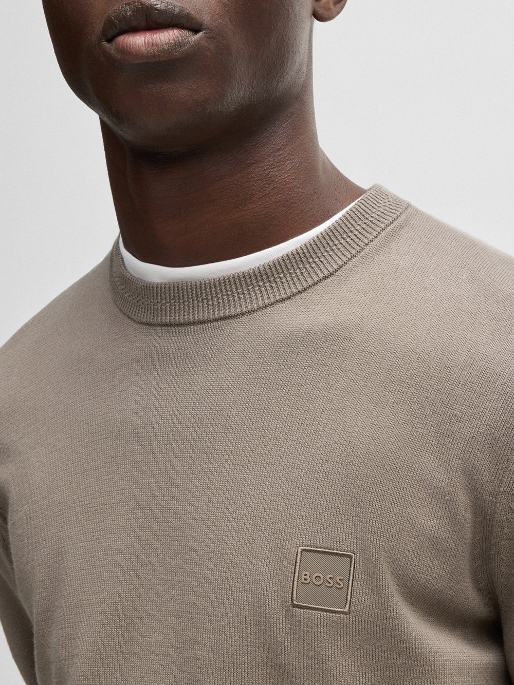 Pullover Hugo Boss Kanovano da Uomo - Marrone