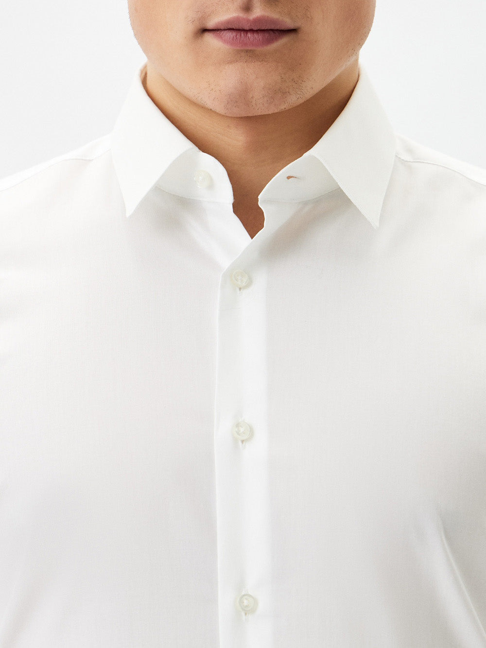 Camicia Classica Hugo Boss Kent da Uomo - Bianco