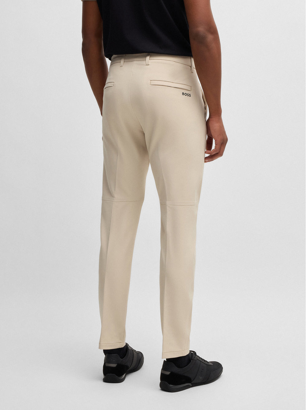 Pantalone Chino Hugo Boss Commuter Slim da Uomo - Beige