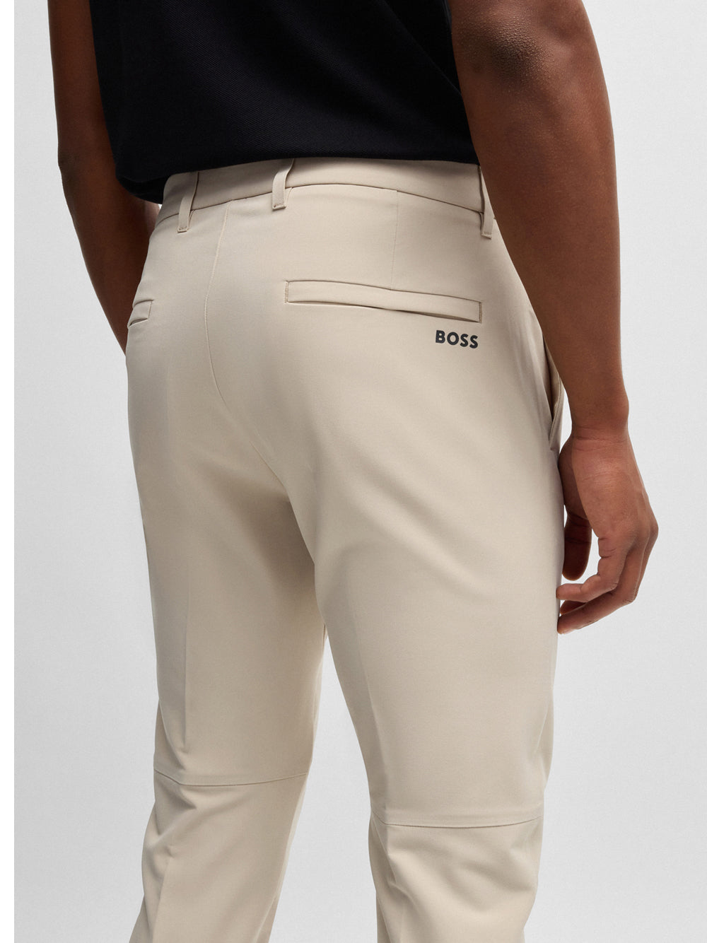 Pantalone Chino Hugo Boss Commuter Slim da Uomo - Beige