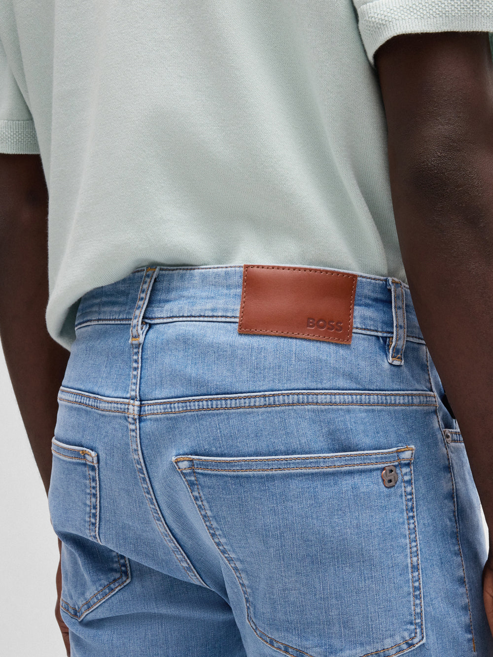 Jeans Slim Hugo Boss Delaware da Uomo - Denim