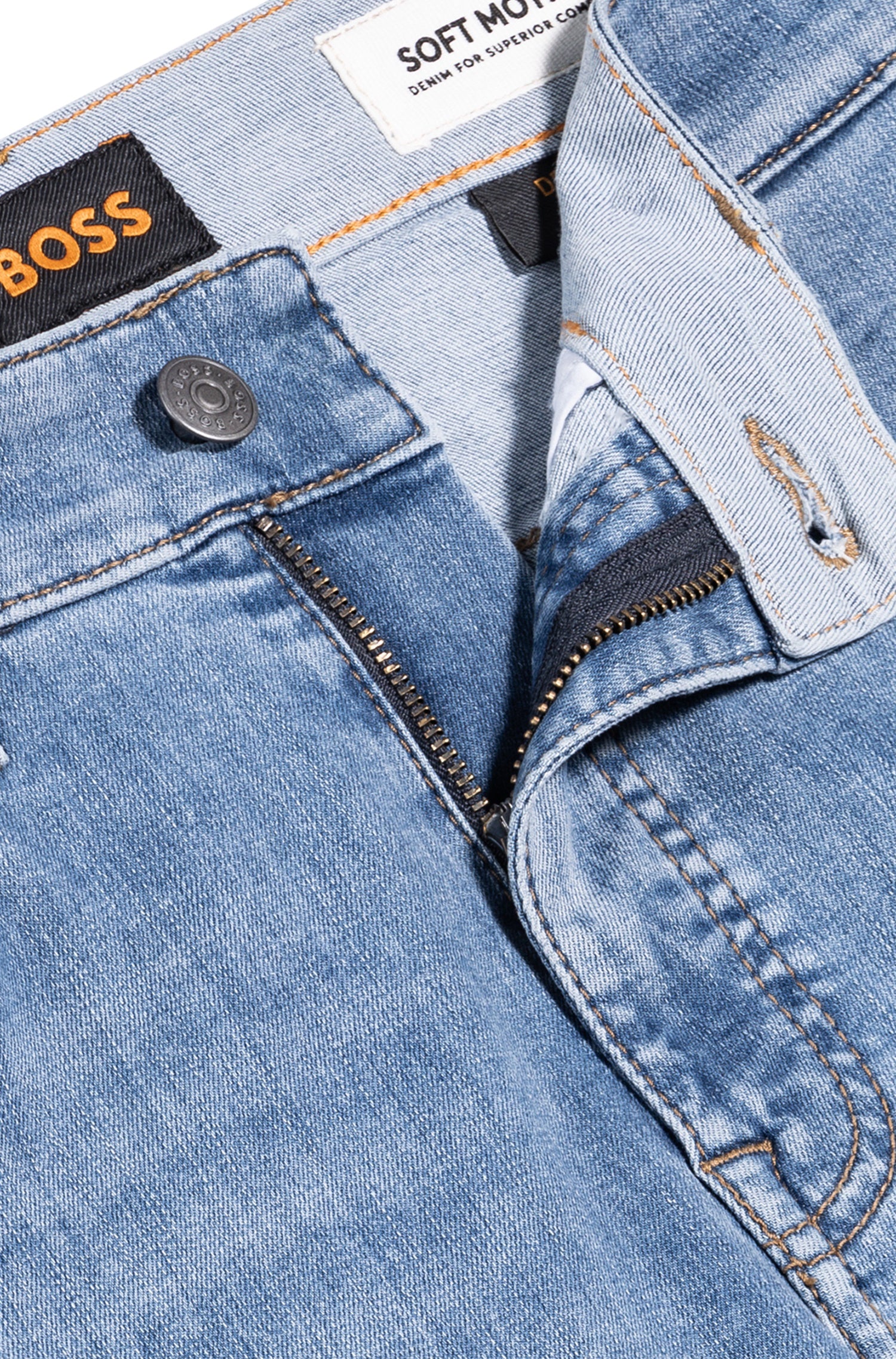 Jeans Slim Hugo Boss Delaware da Uomo - Denim