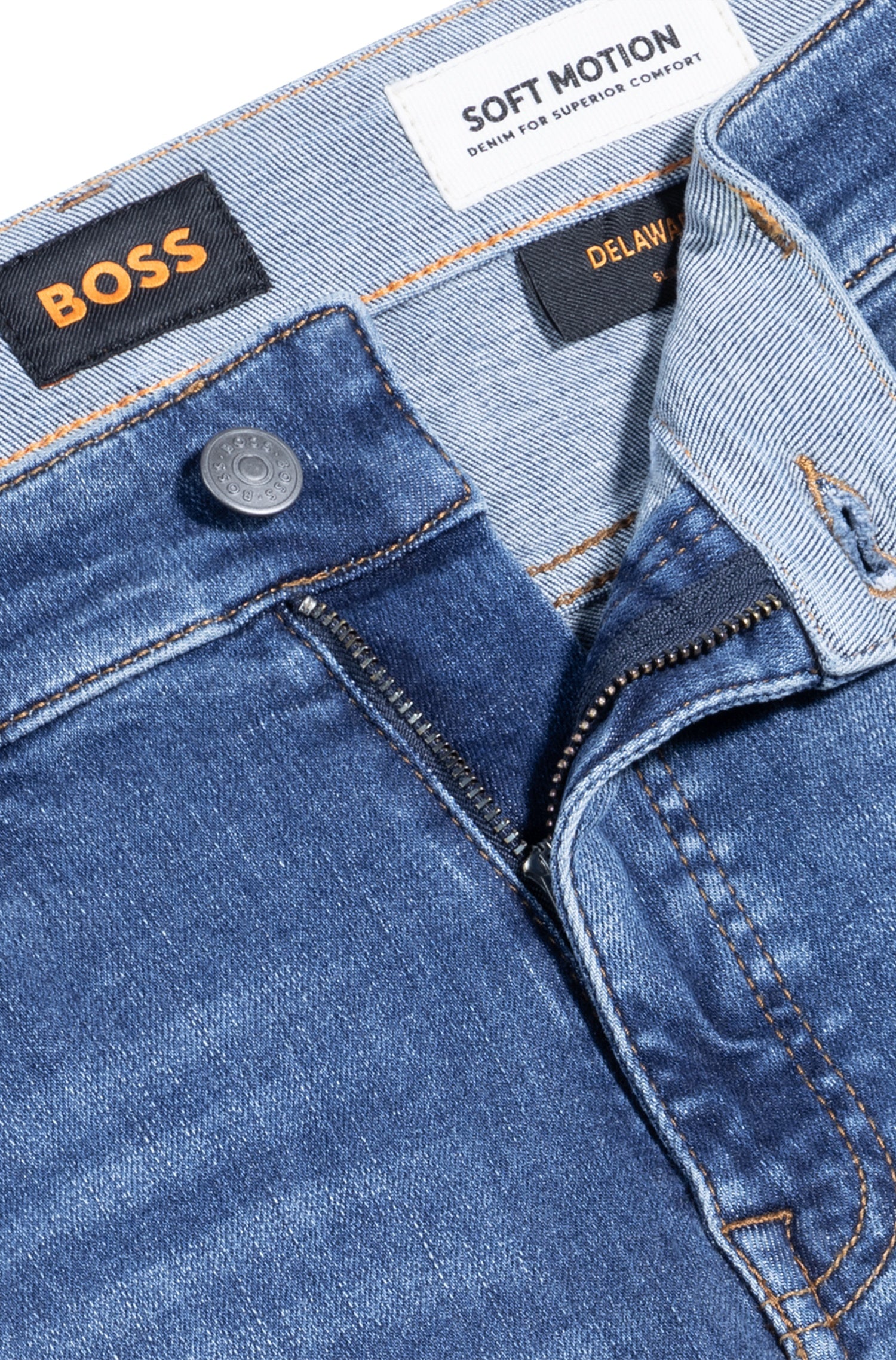 Jeans Slim Hugo Boss Delaware da Uomo - Denim
