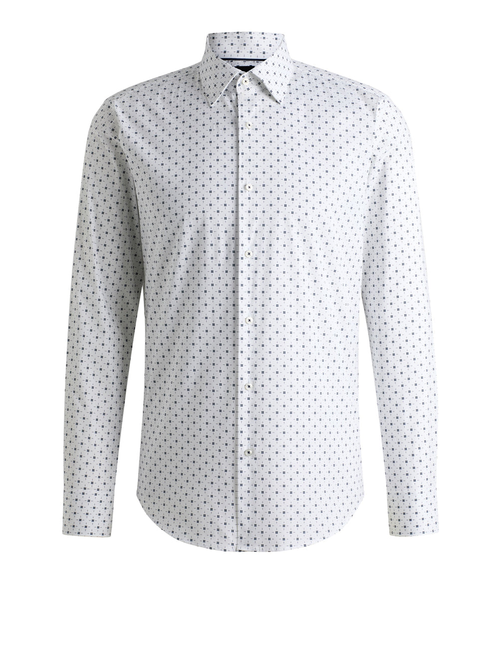Camicia Casual Hugo Boss Joe Kent da Uomo - Bianco