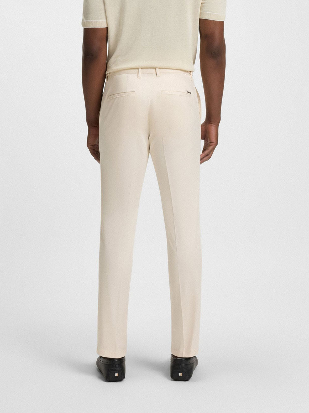 Pantalone Chino Hugo Boss Genius da Uomo - Bianco