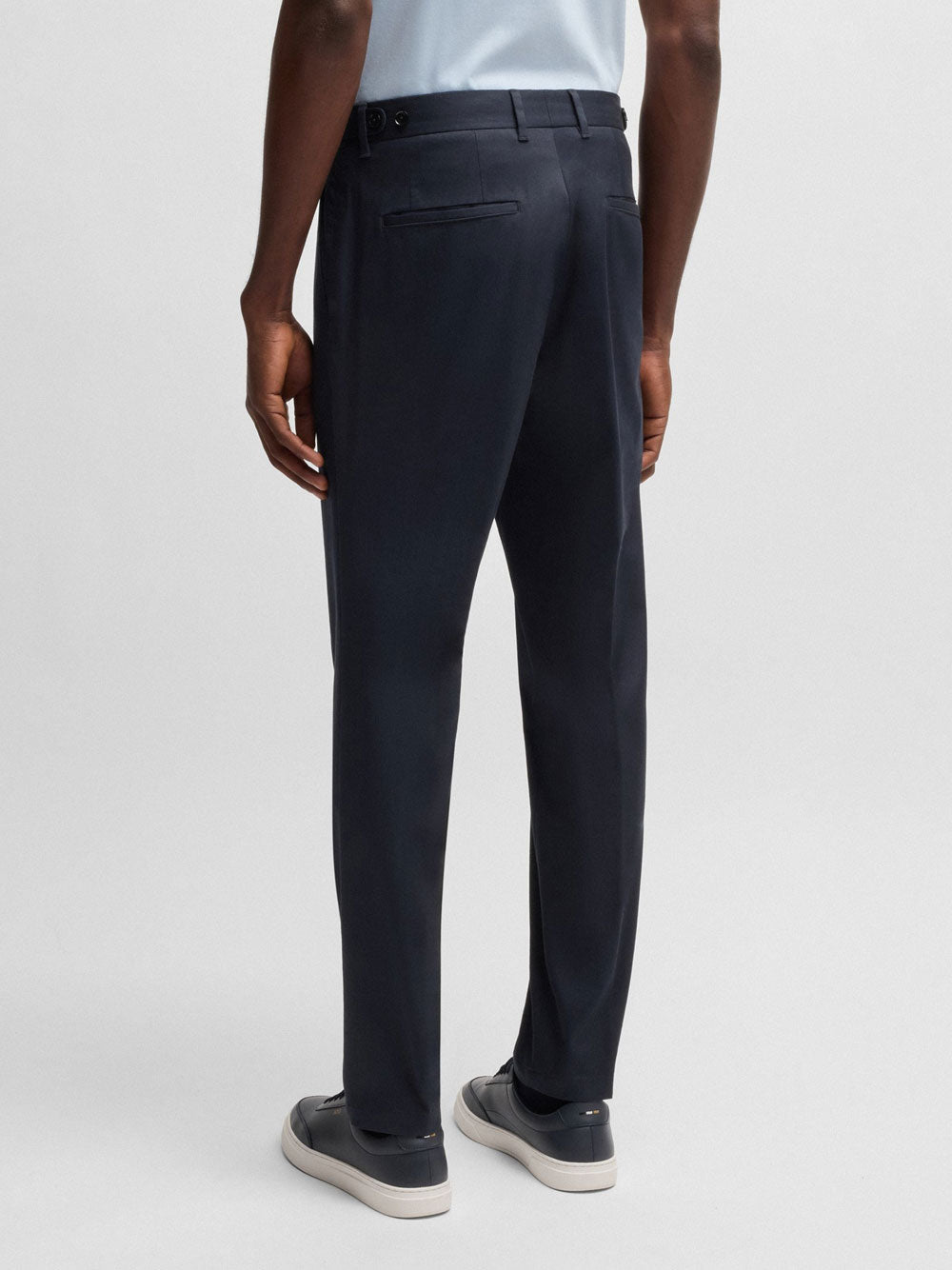 Pantalone Chino Hugo Boss Genius da Uomo - Blu