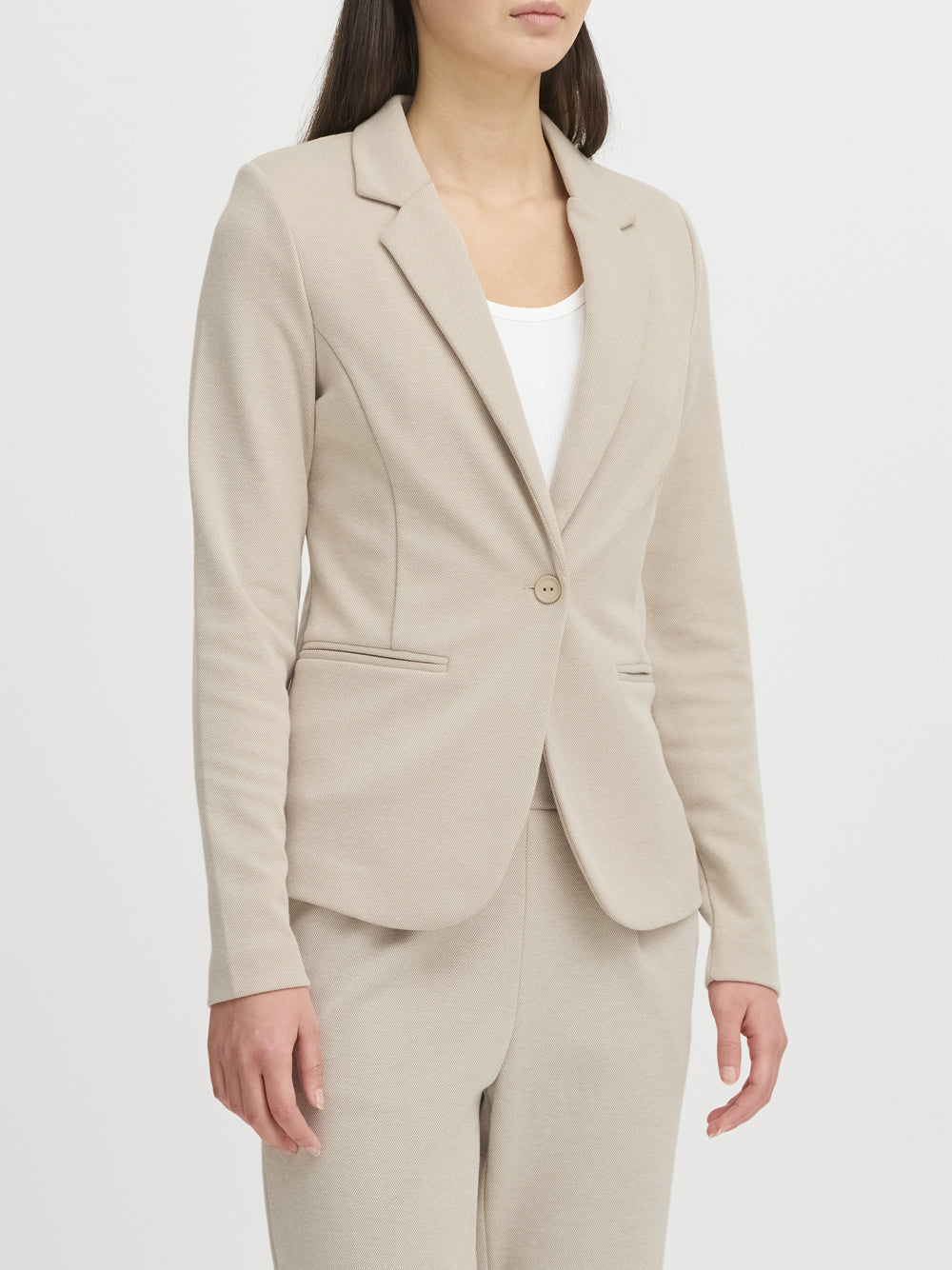 Blazer Ichi da Donna - Beige
