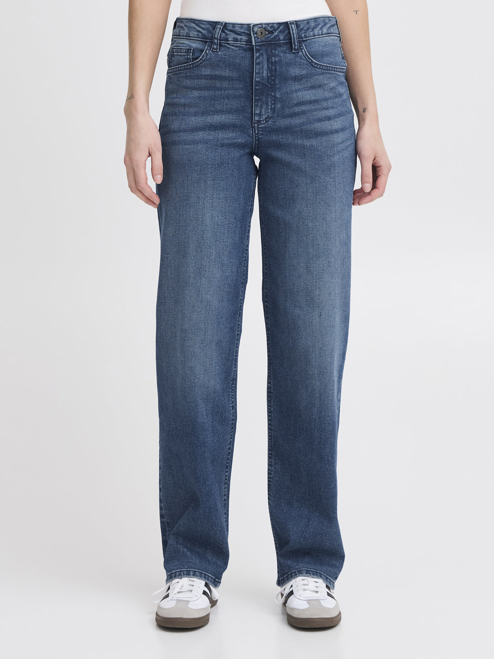 Jeans Straight Ichi da Donna - Denim