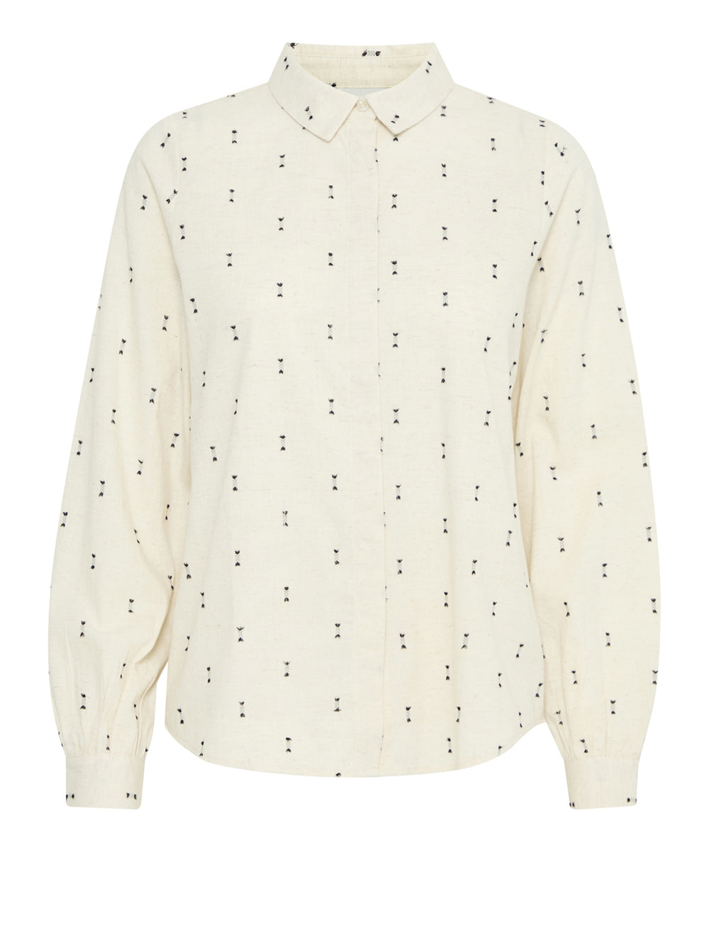 Camicia Casual Ichi da Donna - Avorio