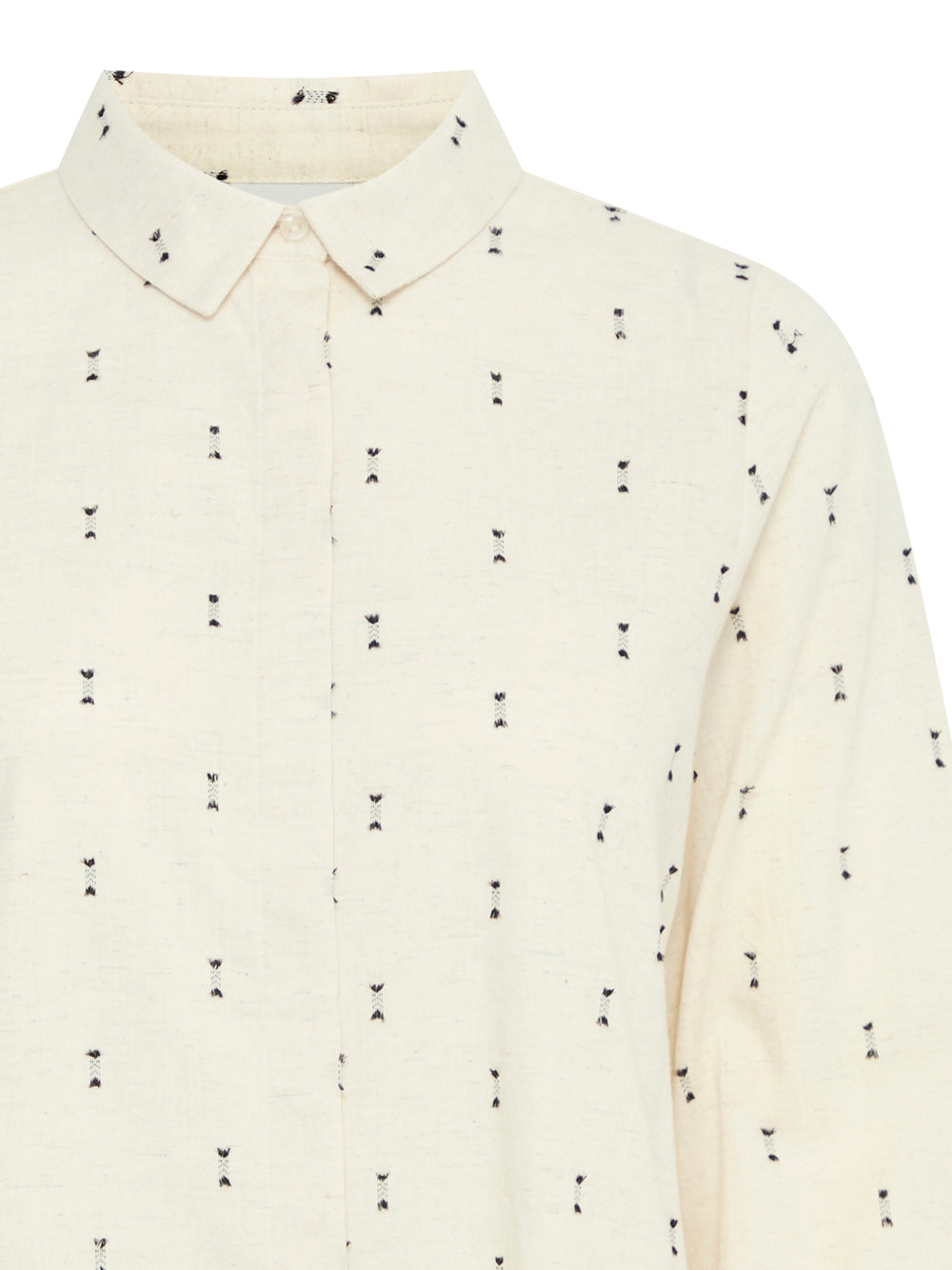 Camicia Casual Ichi da Donna - Avorio