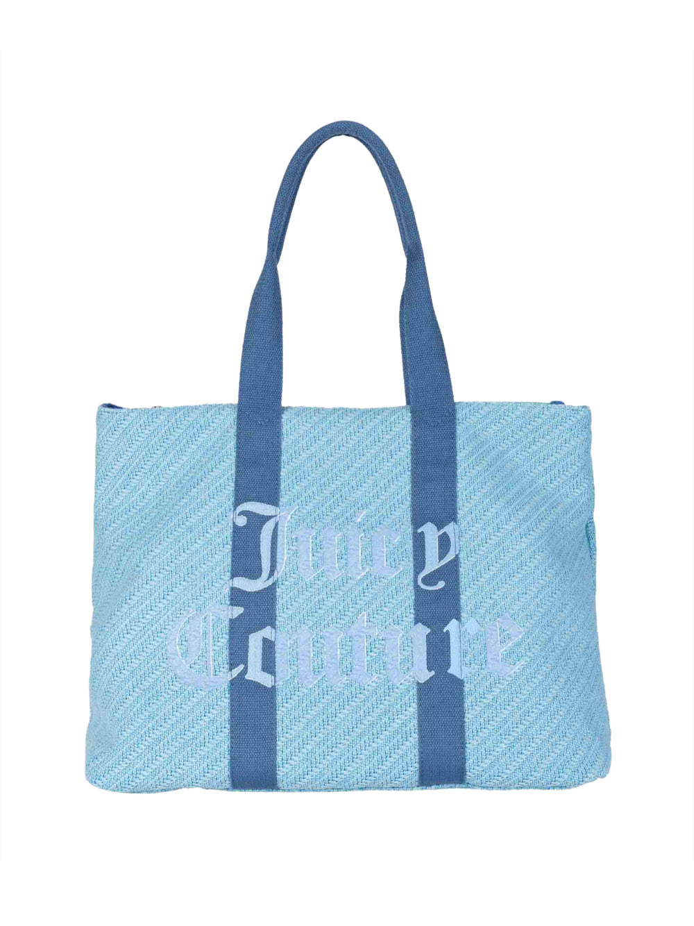 Borsa Shopper Juicy Couture Daisy Cotton Woven da Donna - Blu
