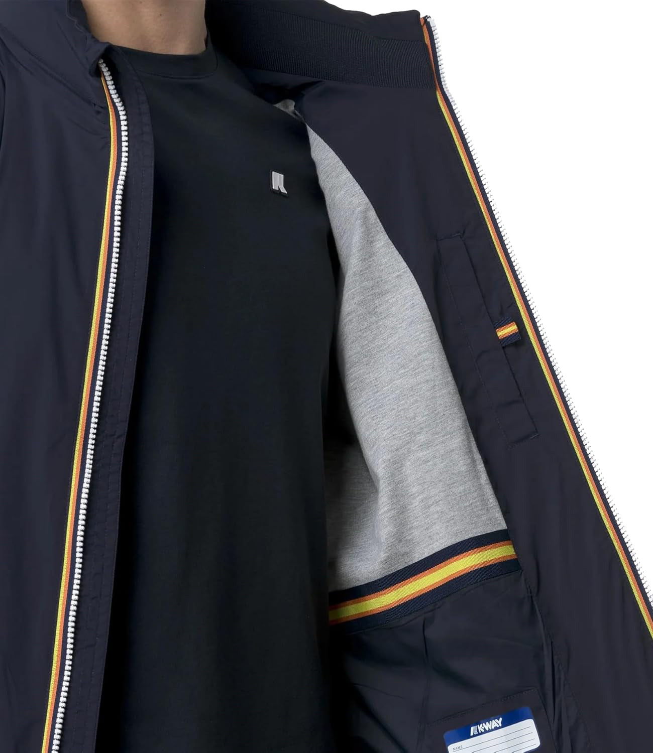 K-Way Giubotto Amaury Stretch Nylon Jersey Uomo Mod. K3123VW AMAURY STRETCH NYLON JERSEY K89 Blue depth Blu