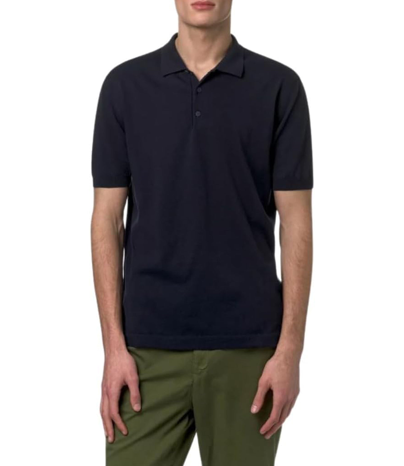 K-Way Polo Maniche Corte Pleyne Uomo Mod. K4126RW PLEYNE K89 Blue depth Blu