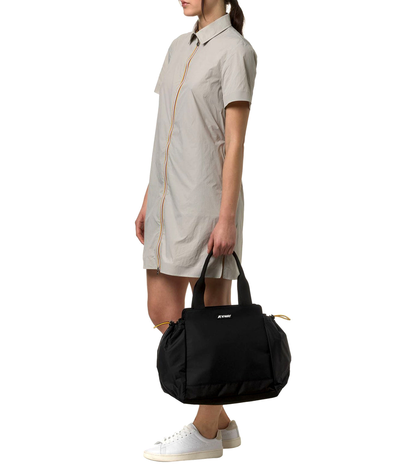 K-Way Borsa Aisy Uomo Mod. K8125ZW AISY USY Black pure Nero