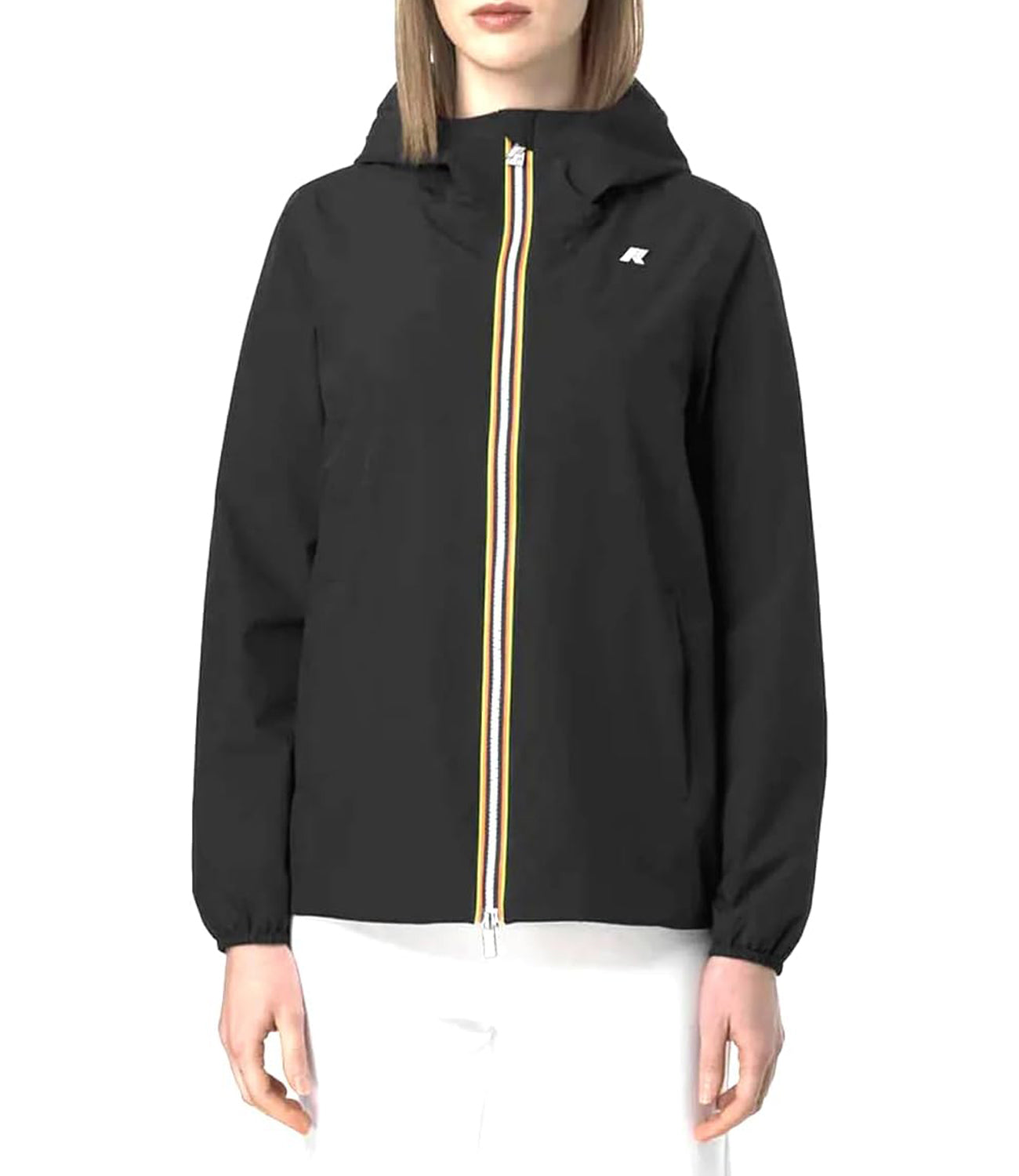 K-Way Giubotto Marguerite Stretch Poly Jersey Uomo Mod. K8138PW MARGUERITE STRETCH POLY JERSEY USY Black pure Nero