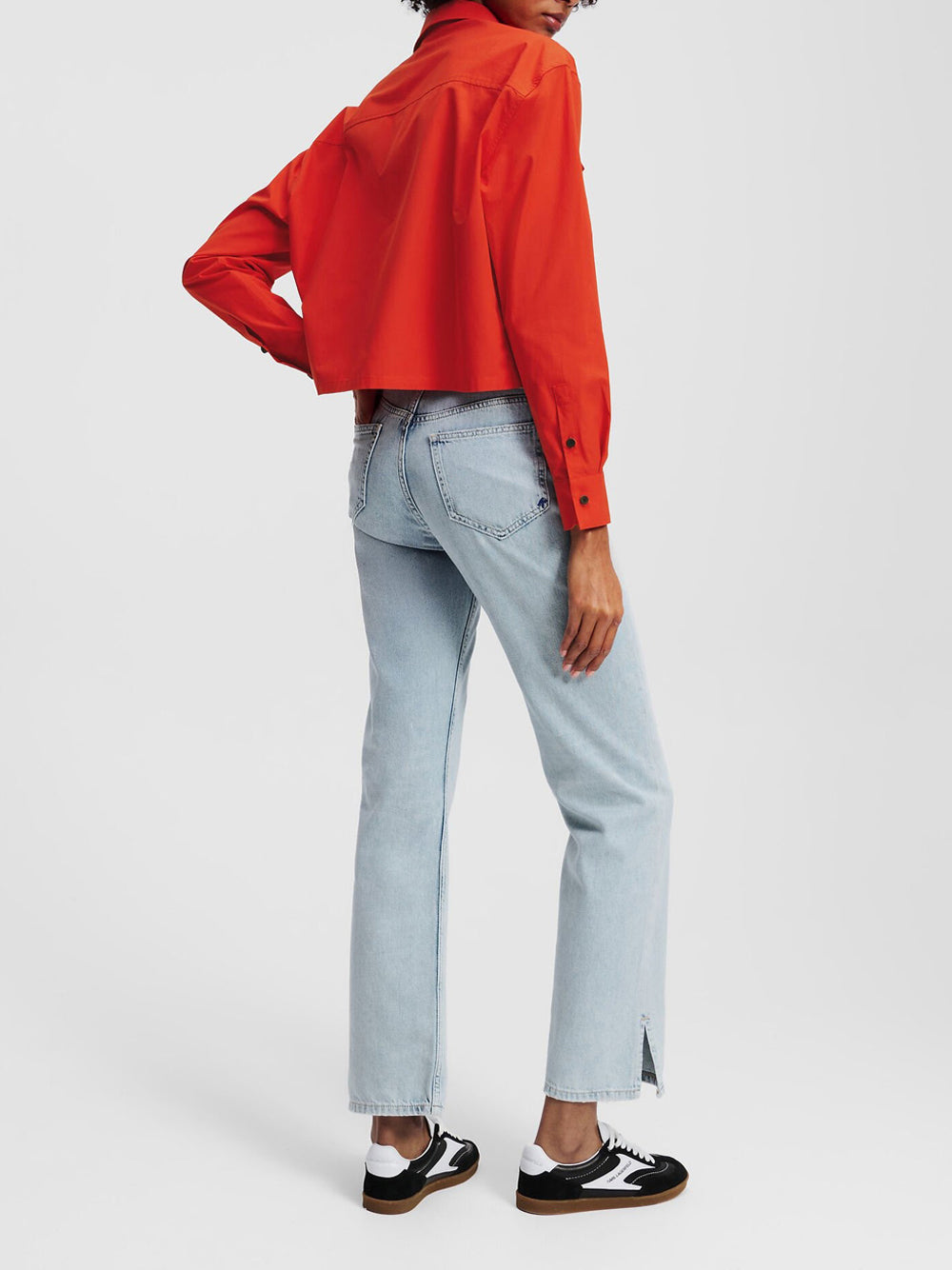 Jeans Straight Karl Lagerfeld da Donna - Denim