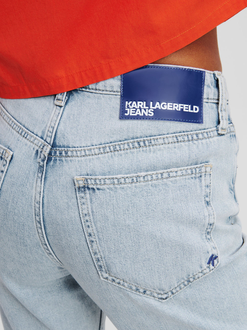 Jeans Straight Karl Lagerfeld da Donna - Denim