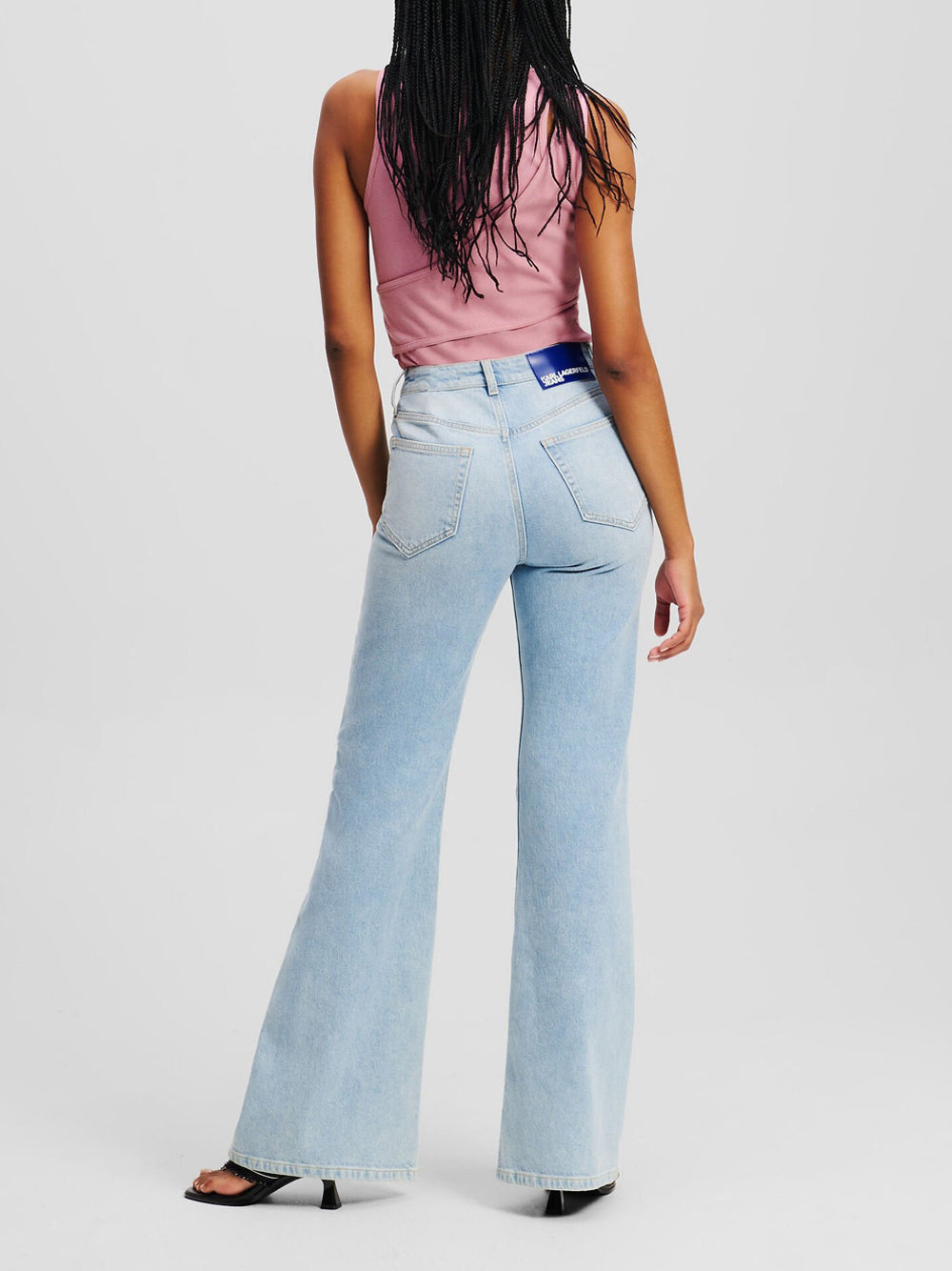 Pantalone Zampa Karl Lagerfeld da Donna - Denim