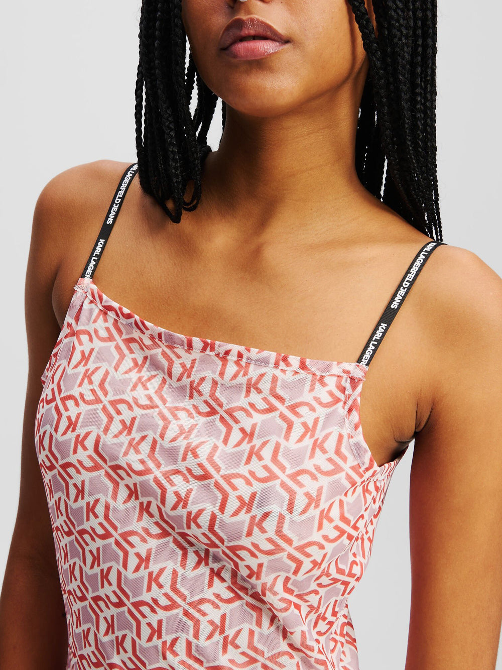 Vestito Longuette Karl Lagerfeld da Donna - Multicolore