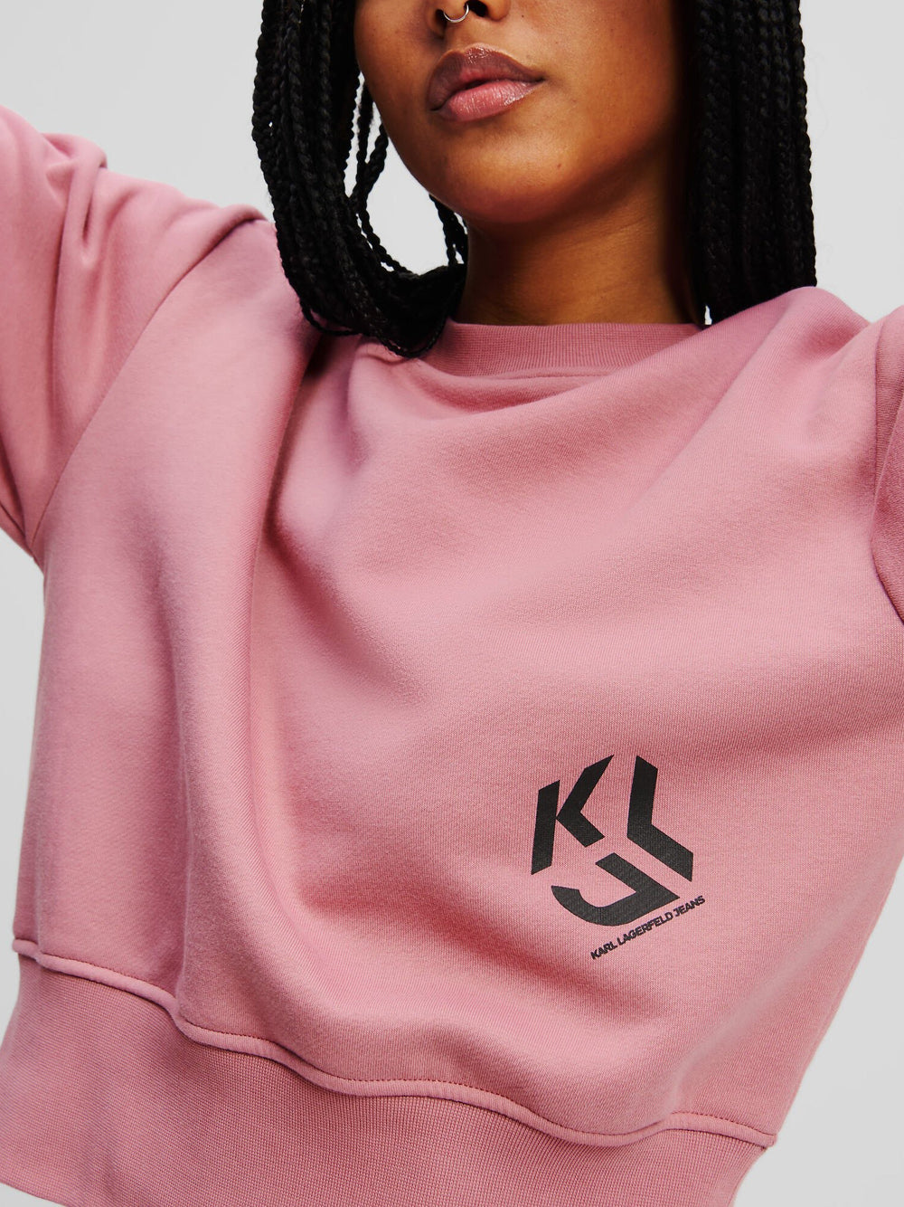 Felpa Karl Lagerfeld da Donna - Rosa