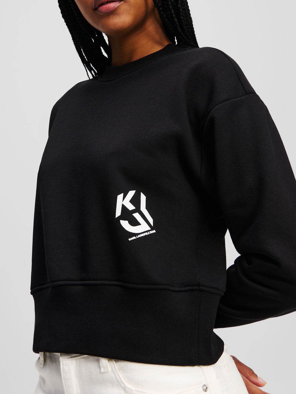 Felpa Karl Lagerfeld da Donna - Nero