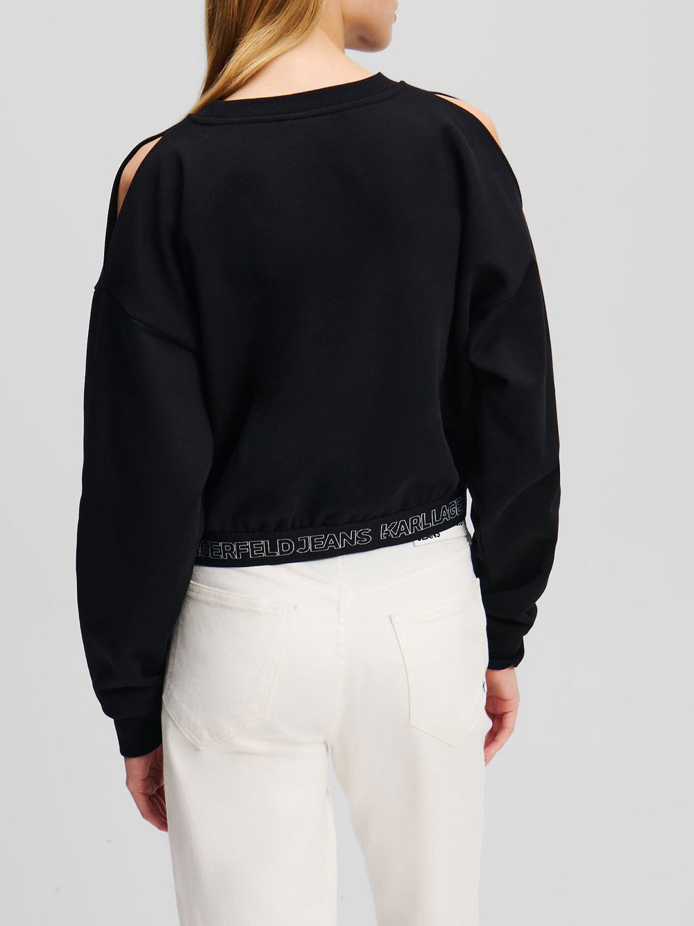 Felpa Karl Lagerfeld da Donna - Nero