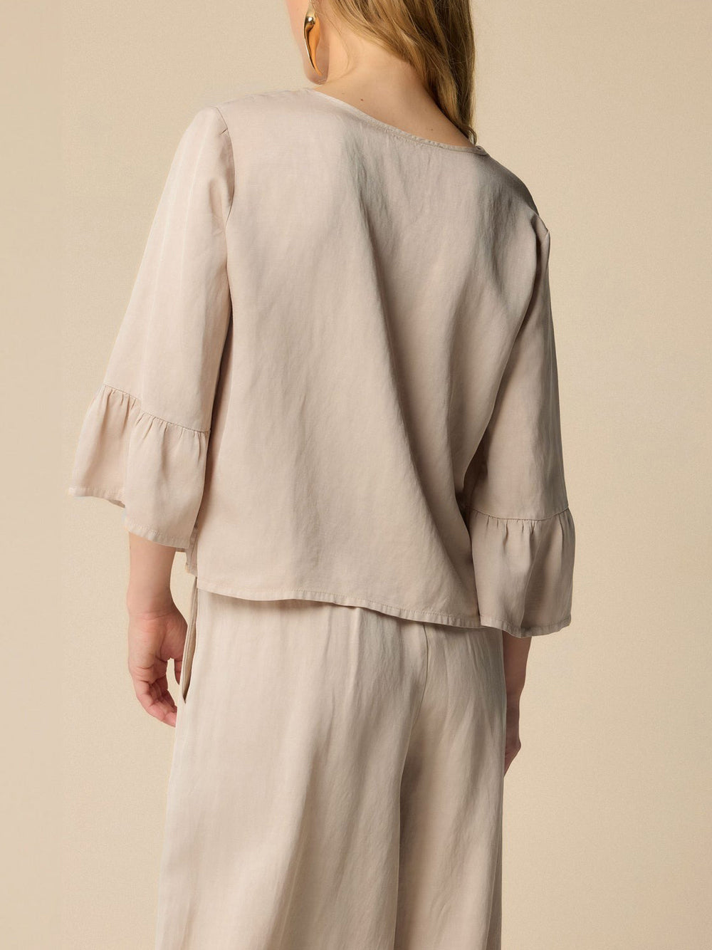 Blusa Kocca Jayden da Donna - Beige