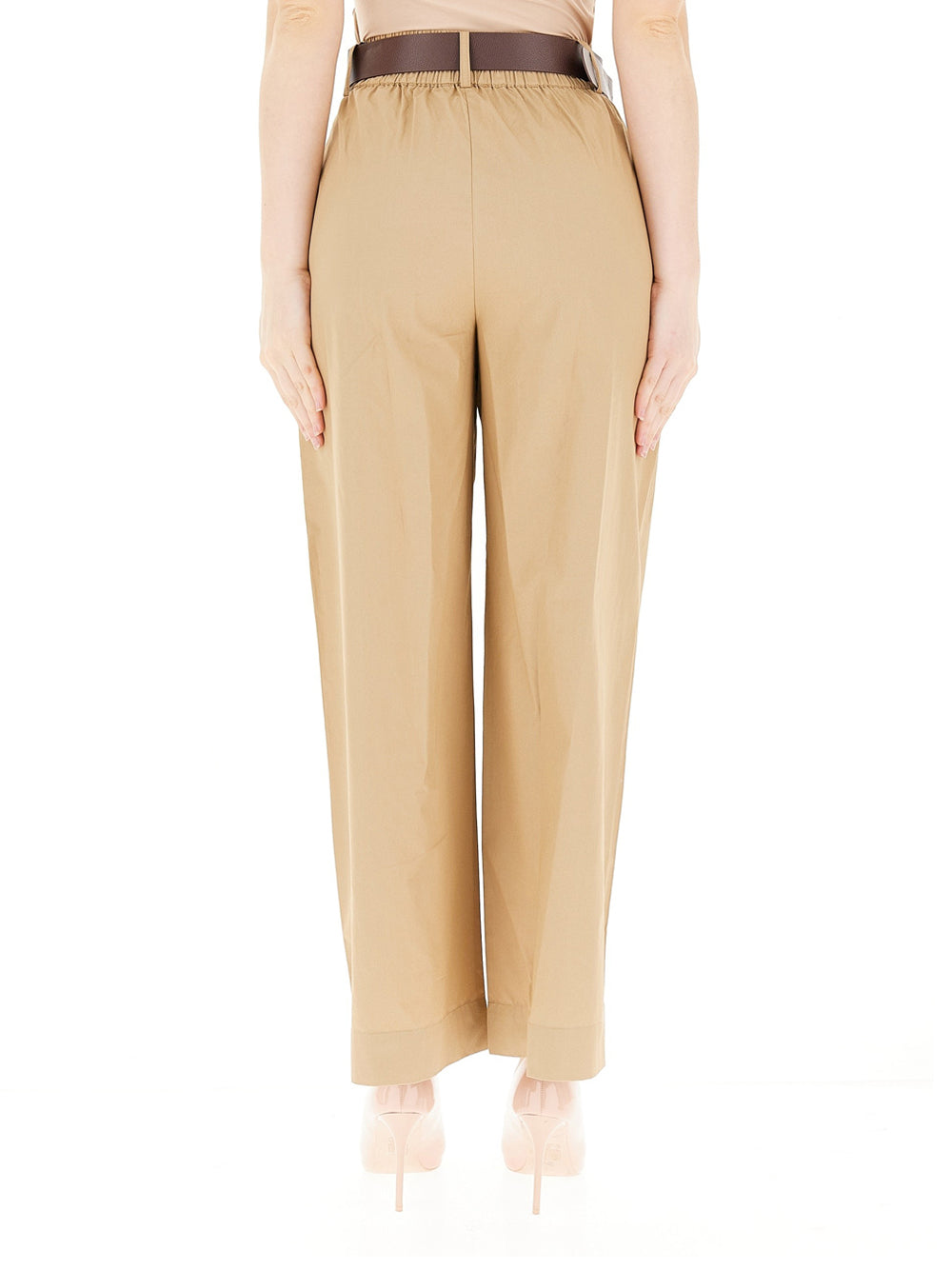 Pantalone Palazzo Kocca Magdalene da Donna - Beige