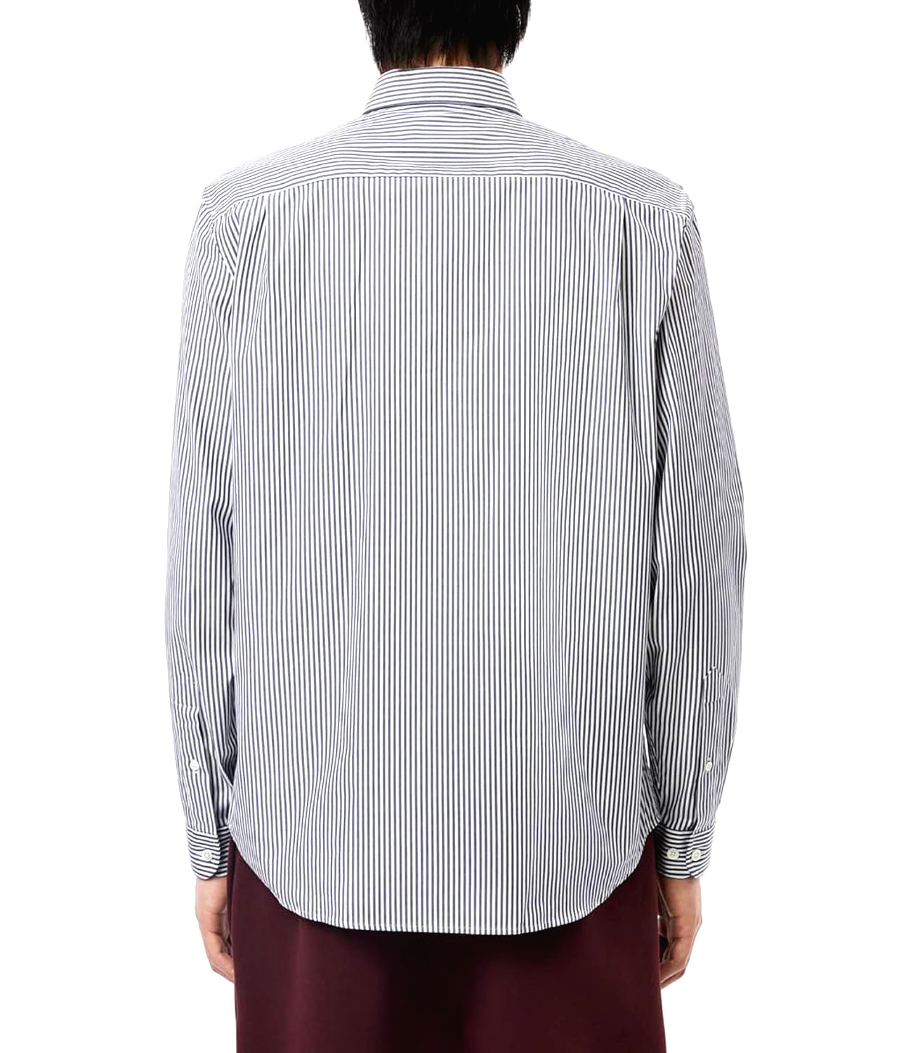 Lacoste Camicia Manica Lunga Uomo Mod. CH2936 POPELIN 522RIGA Blu