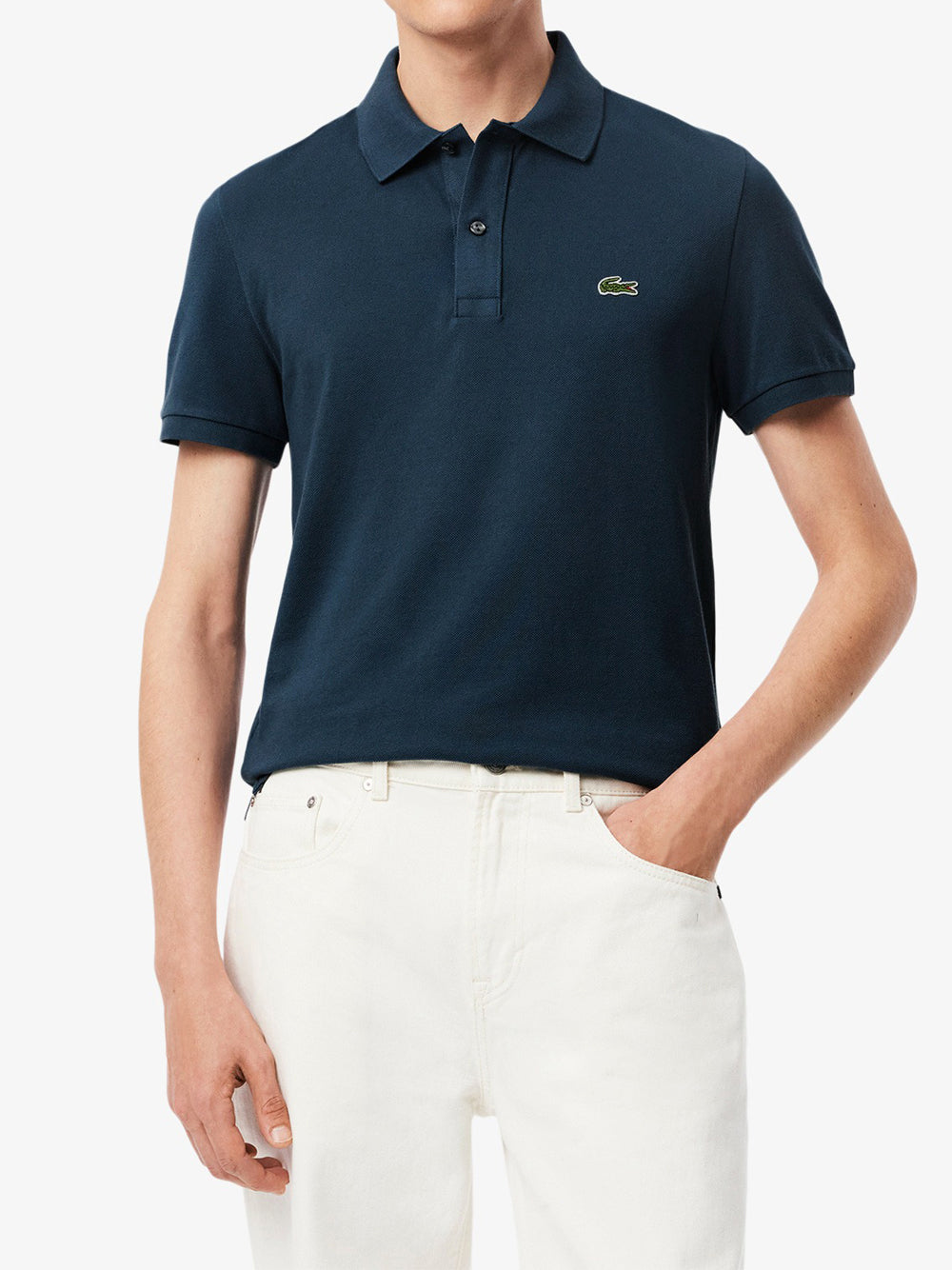 Polo Lacoste L.12.12 da Uomo - Blu