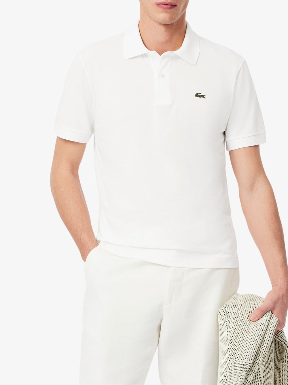 Polo Lacoste da Uomo - Bianco