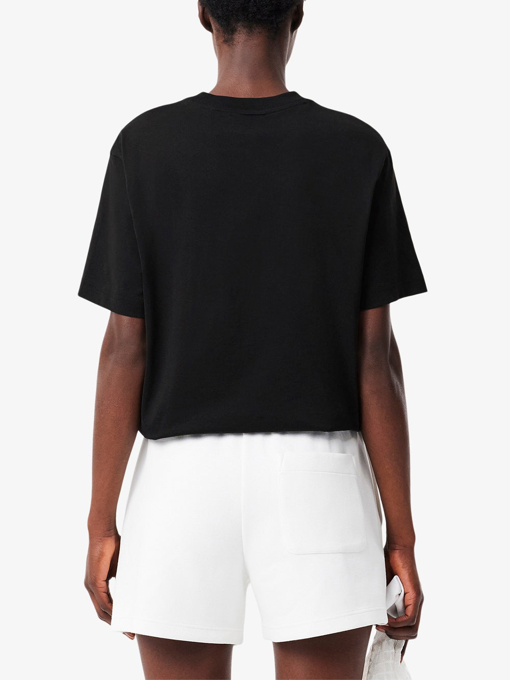 T-shirt Lacoste da Donna - Nero